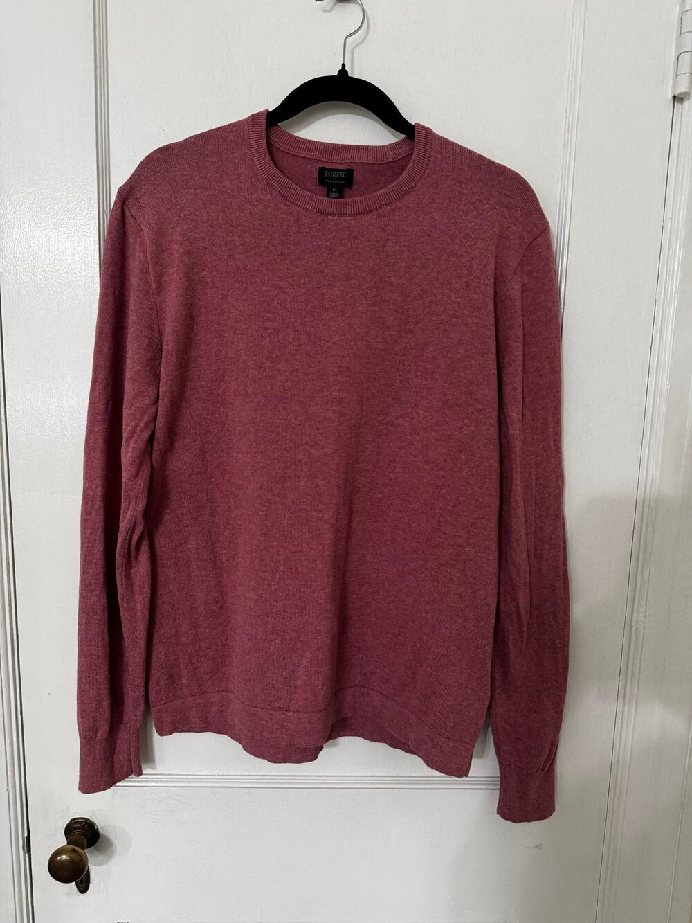 J.Crew 100% Cotton Crewneck Sweater – Dusty Rose / Mauve – Size M